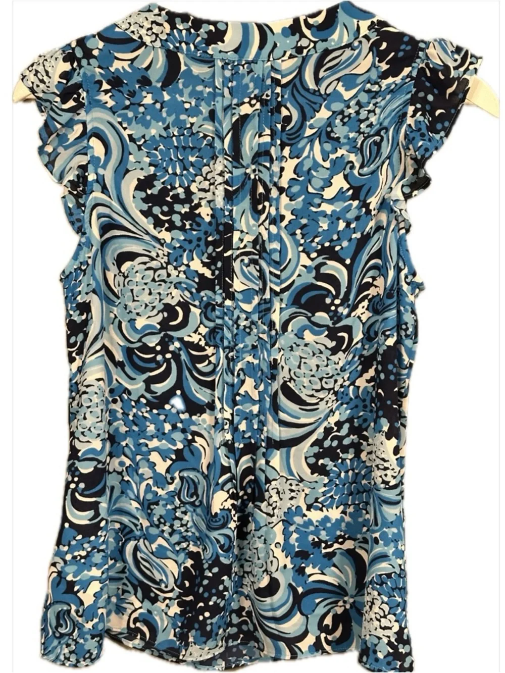 Lilly Pulitzer Joan Top in Resort White Mermazing Size Small - Picture 3 of 6